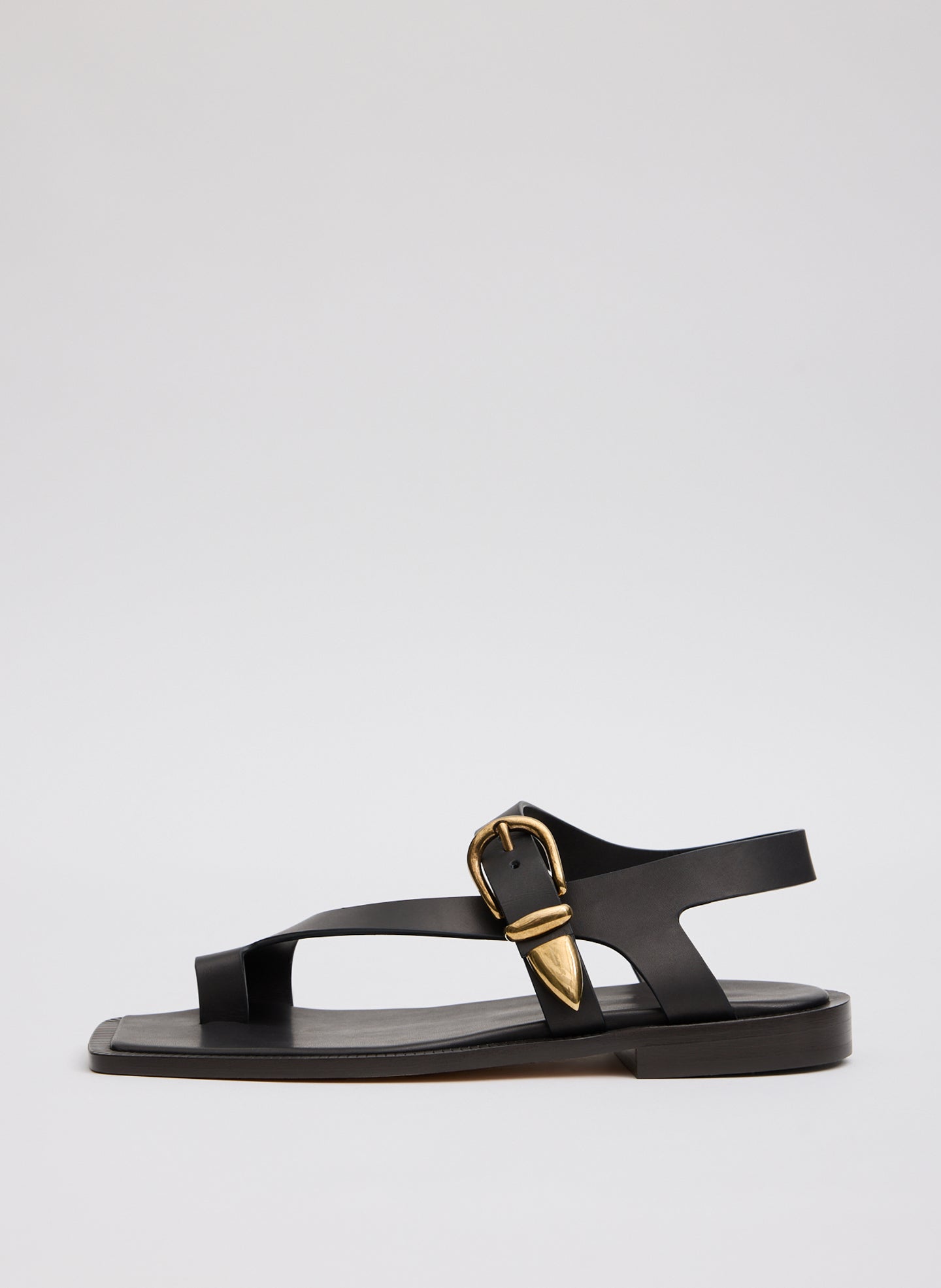 Karel Sandal - Black Karel Sandal - side view