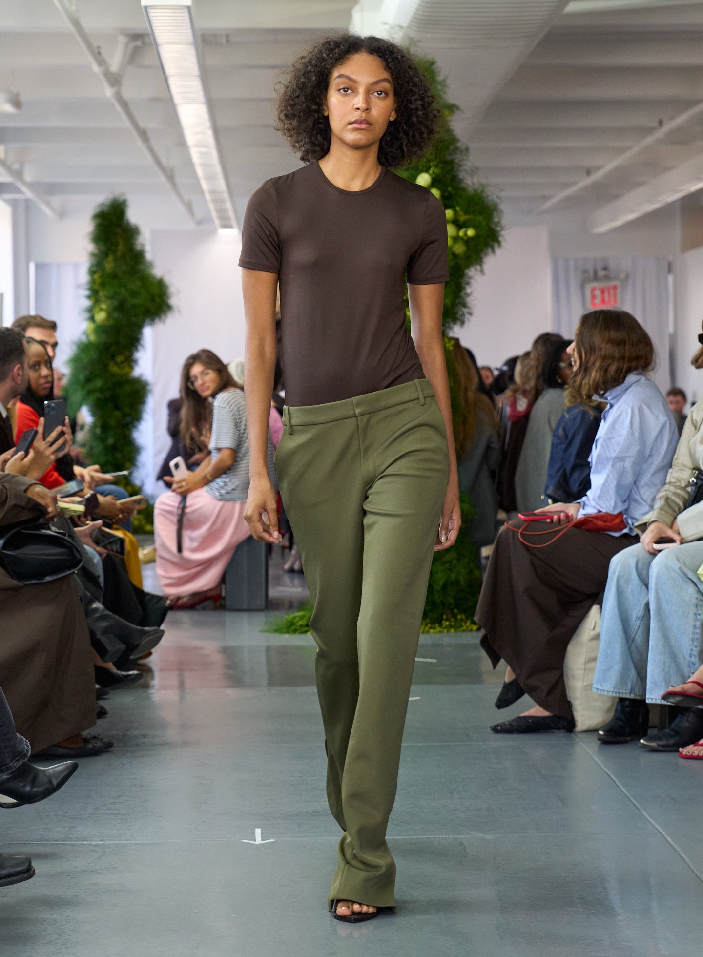 Spring Bonded Twill Elfie Trousers With Slits – Tibi Official