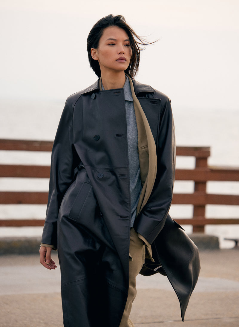 Leather Trench – Tibi Official