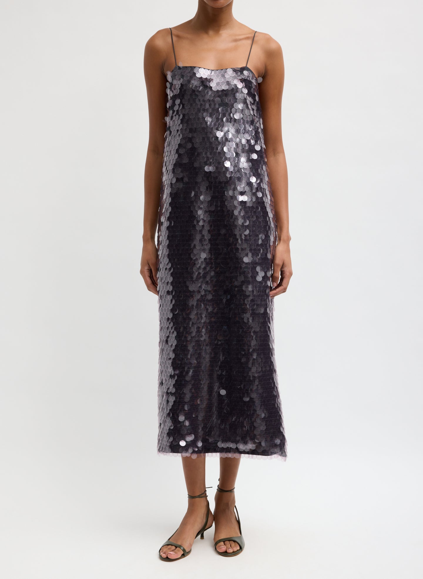 lavender grey dresses Pastille Slip Dress – Tibi Official mfgstyle_8010029