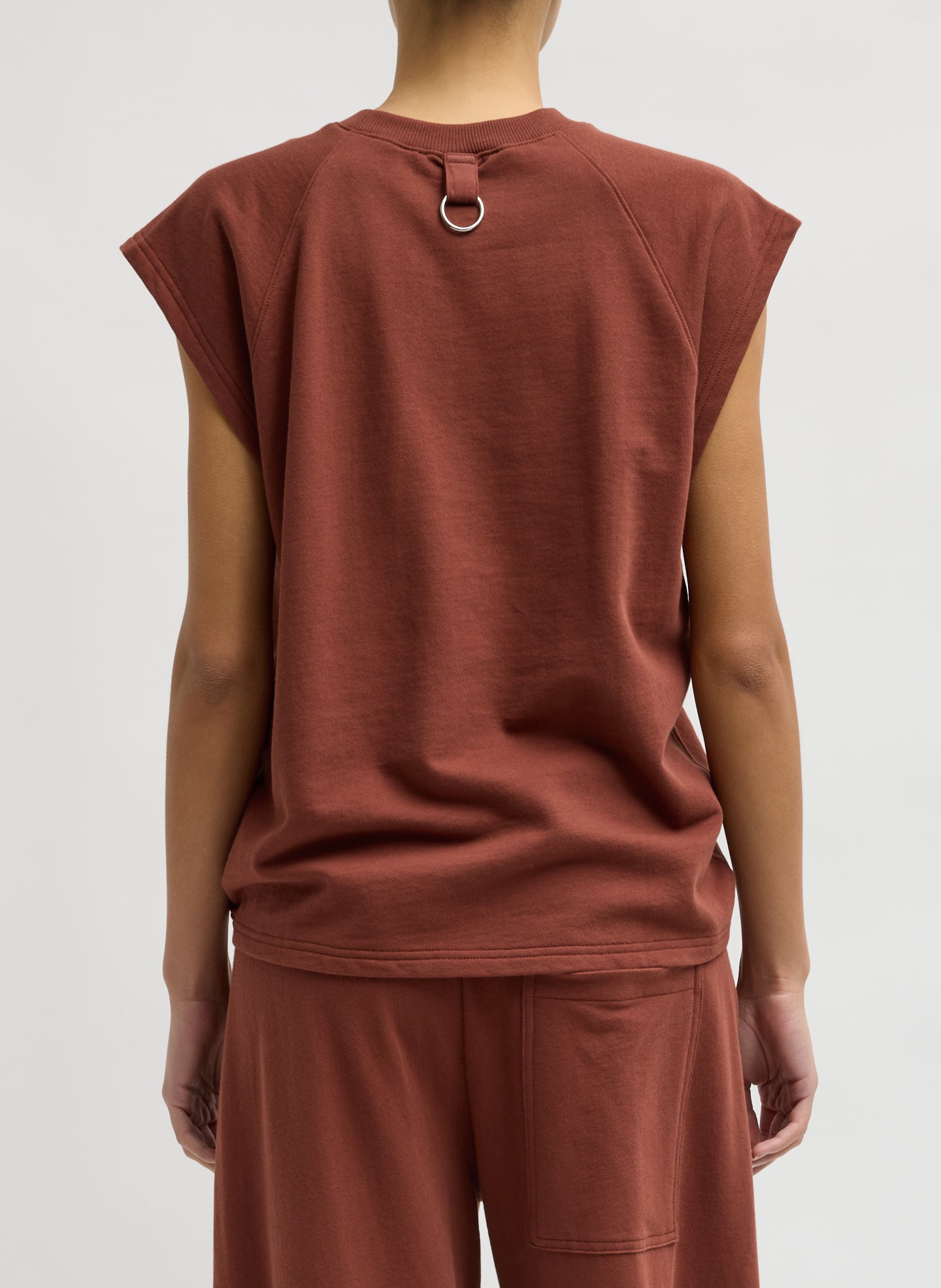 トップス tonbo118 Light Weight Sweatshirting Sleeveless Easy Top – Tibi Official