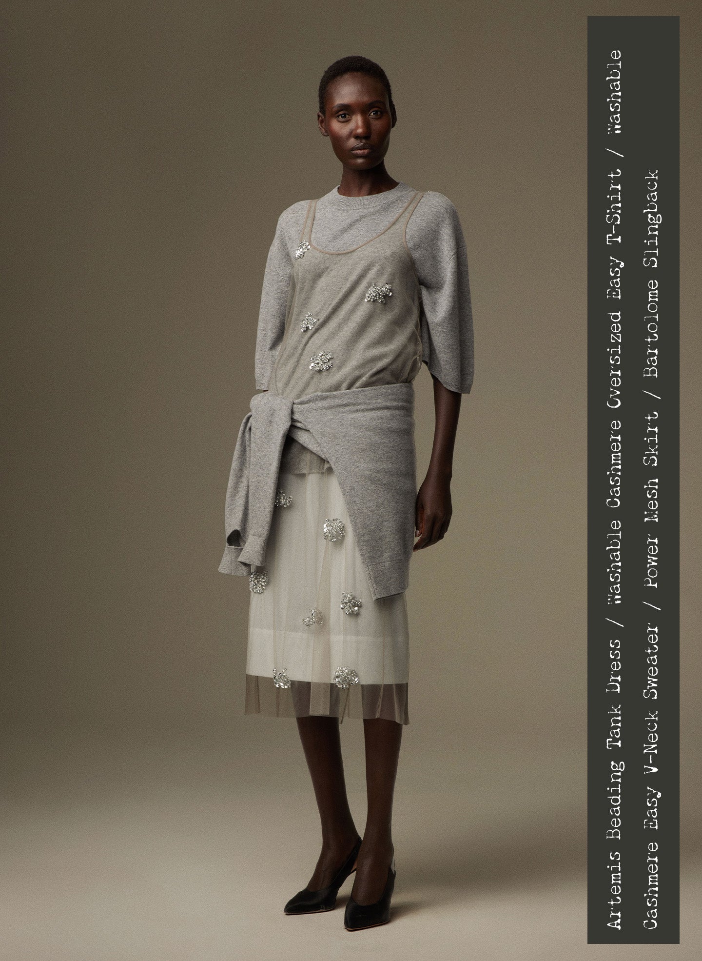 silver tank dress Third Form Untamed Bias Tank Dress