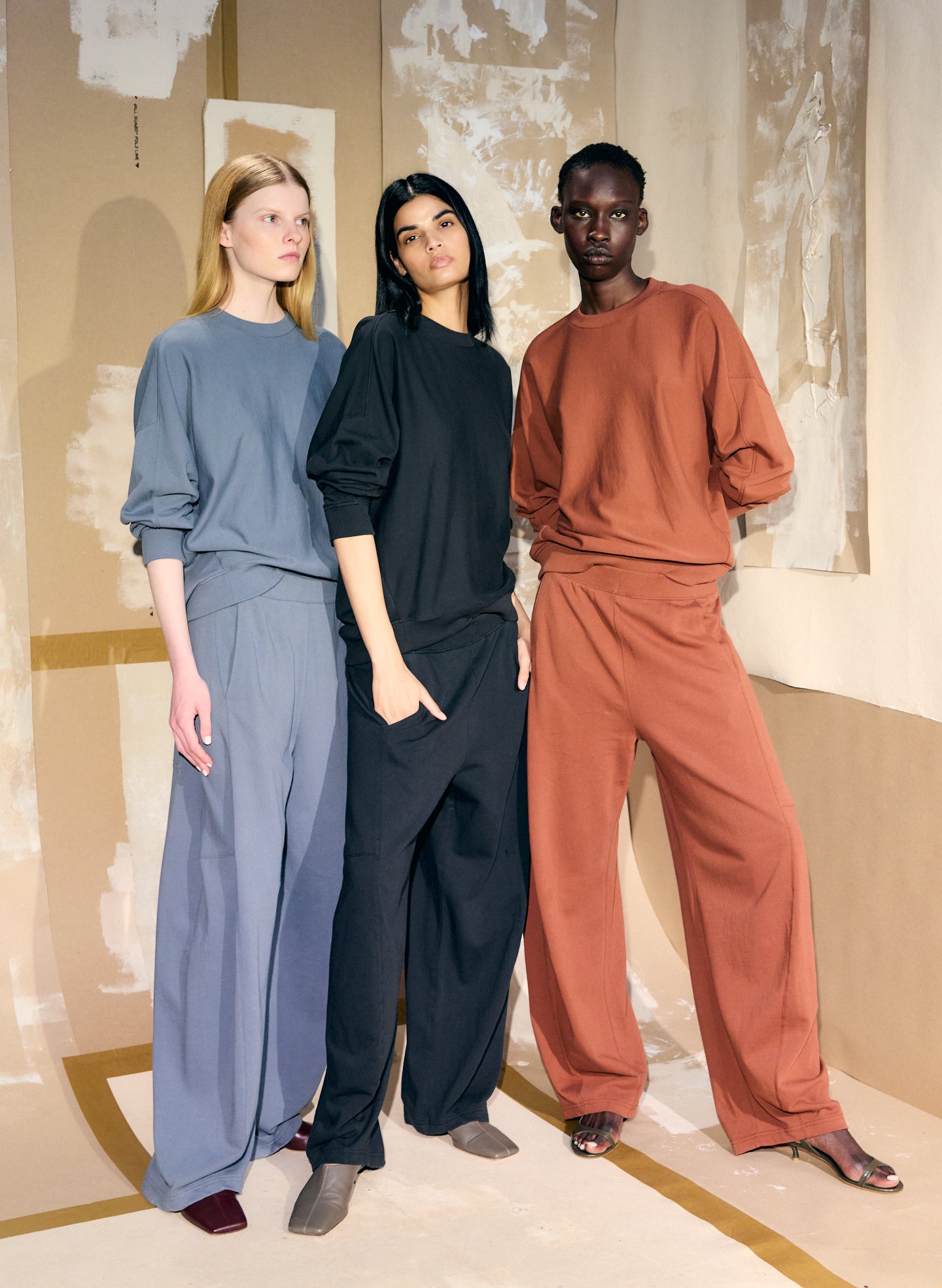 Light Weight Sweatshirting Crewneck Sweatshirt – Tibi Official