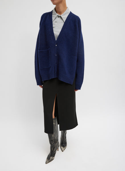 Soft Lambswool Half Cardigan – Tibi Official