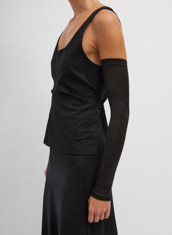 Compact Ultra Stretch Tank Black-3