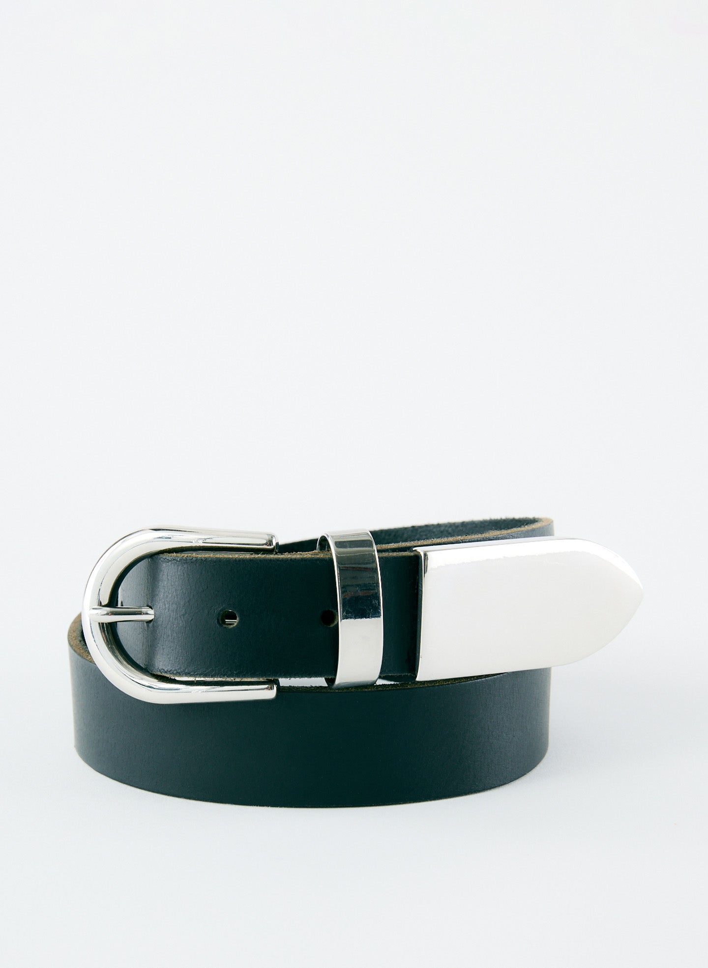 Carlos Leather Belt - Black-1