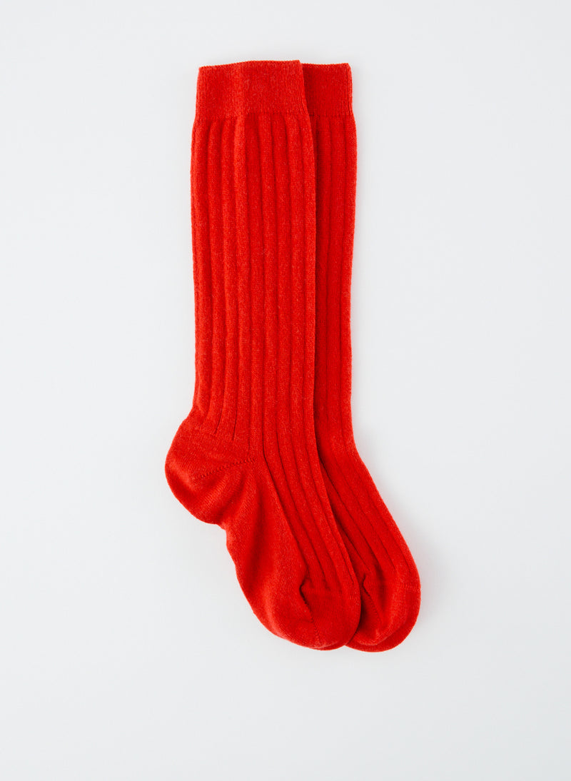 Cashmere Socks Red-1