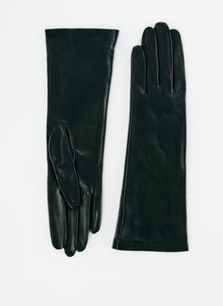 Leather Glove - Short Black-1