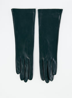 Leather Glove - Short Navy-2