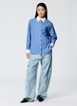 Regal Stripe Gabe Shirt Blue Multi-5