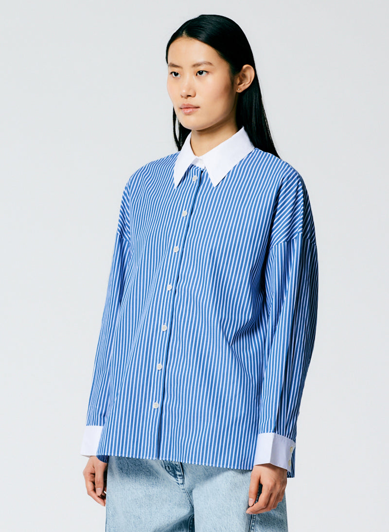 Regal Stripe Gabe Shirt Blue Multi-3