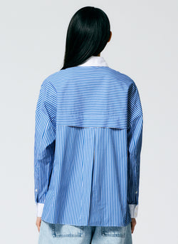 Regal Stripe Gabe Shirt Blue Multi-4