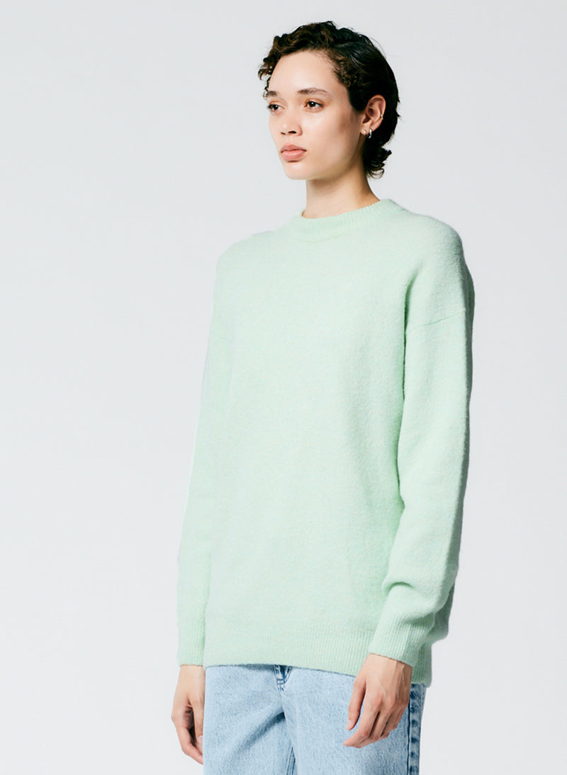 Douillet Crewneck Easy Pullover Pale Mint-3