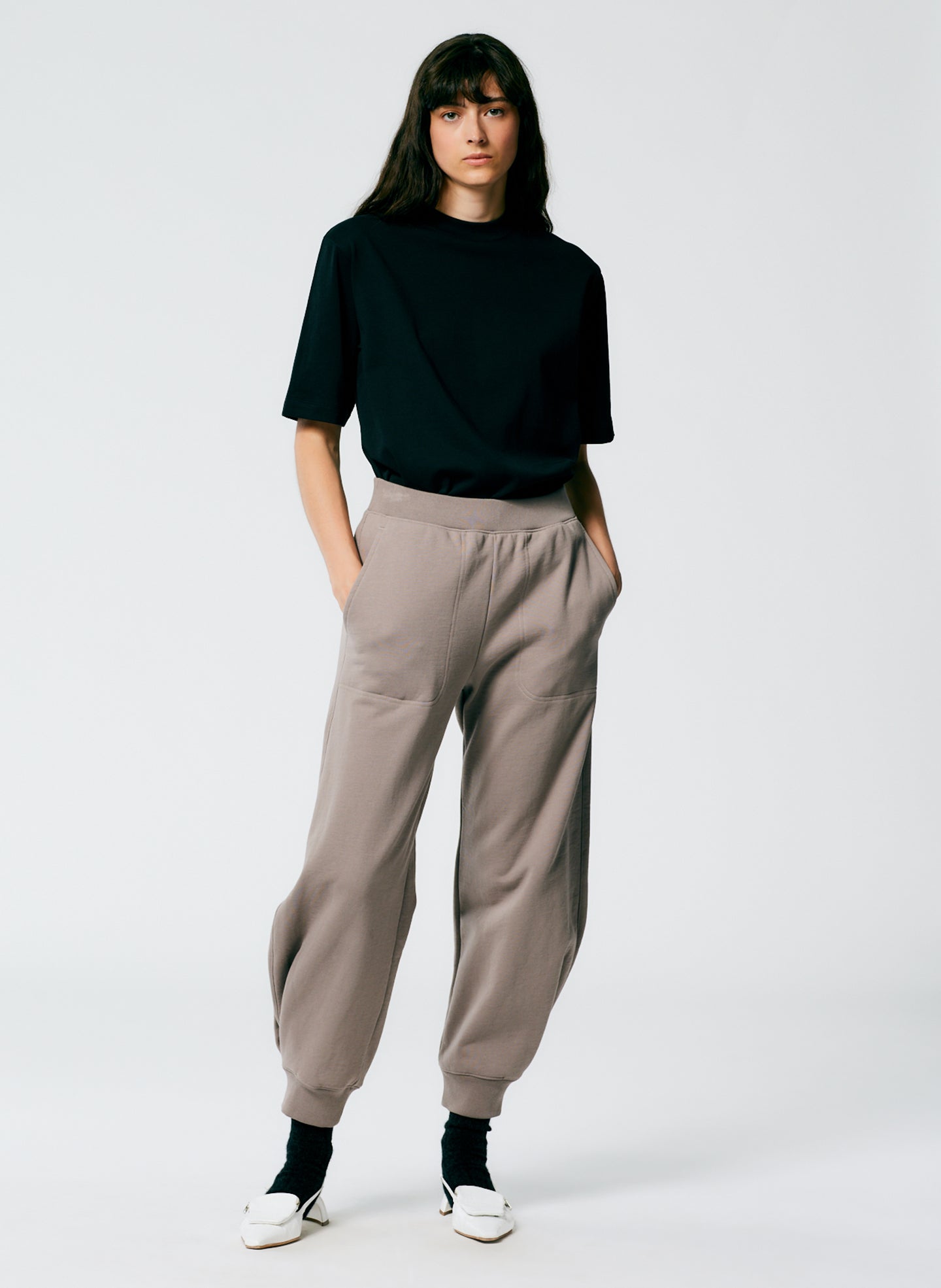 Calder Sweatpant – Long - Cement-1