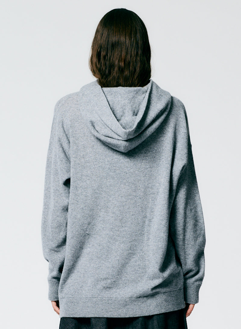 Feather Weight Cashmere Easy Men's Hoodie Heather Grey-4