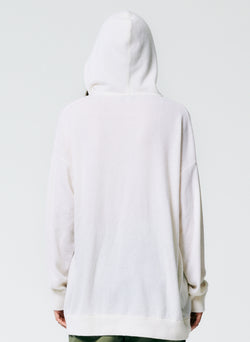 Feather Weight Cashmere Easy Men's Hoodie Ivory-3