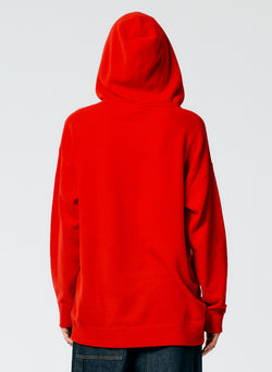 Feather Weight Cashmere Easy Mens Hoodie Red-4