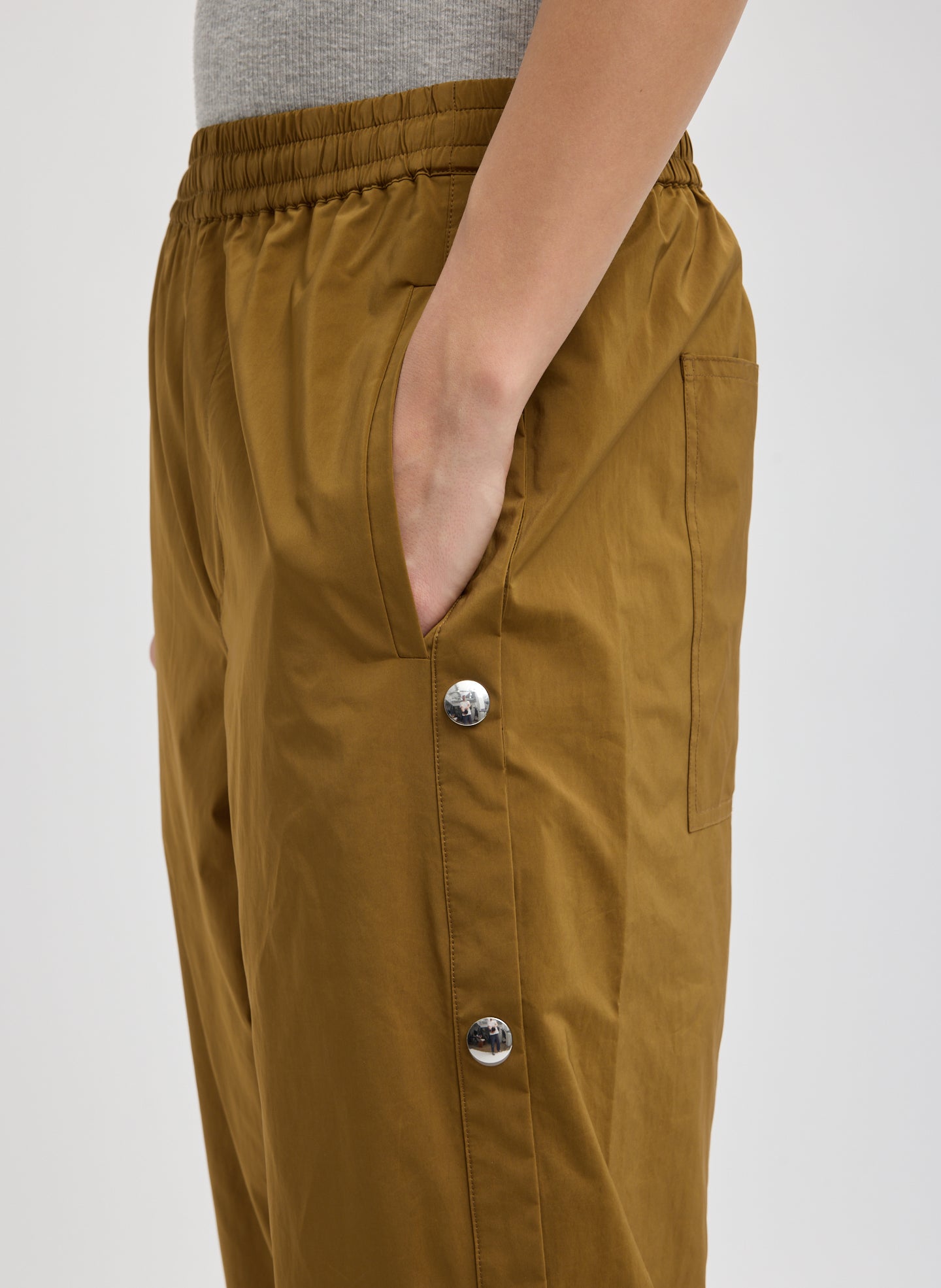 tibi Nylon Snap Jogger – Tibi Official