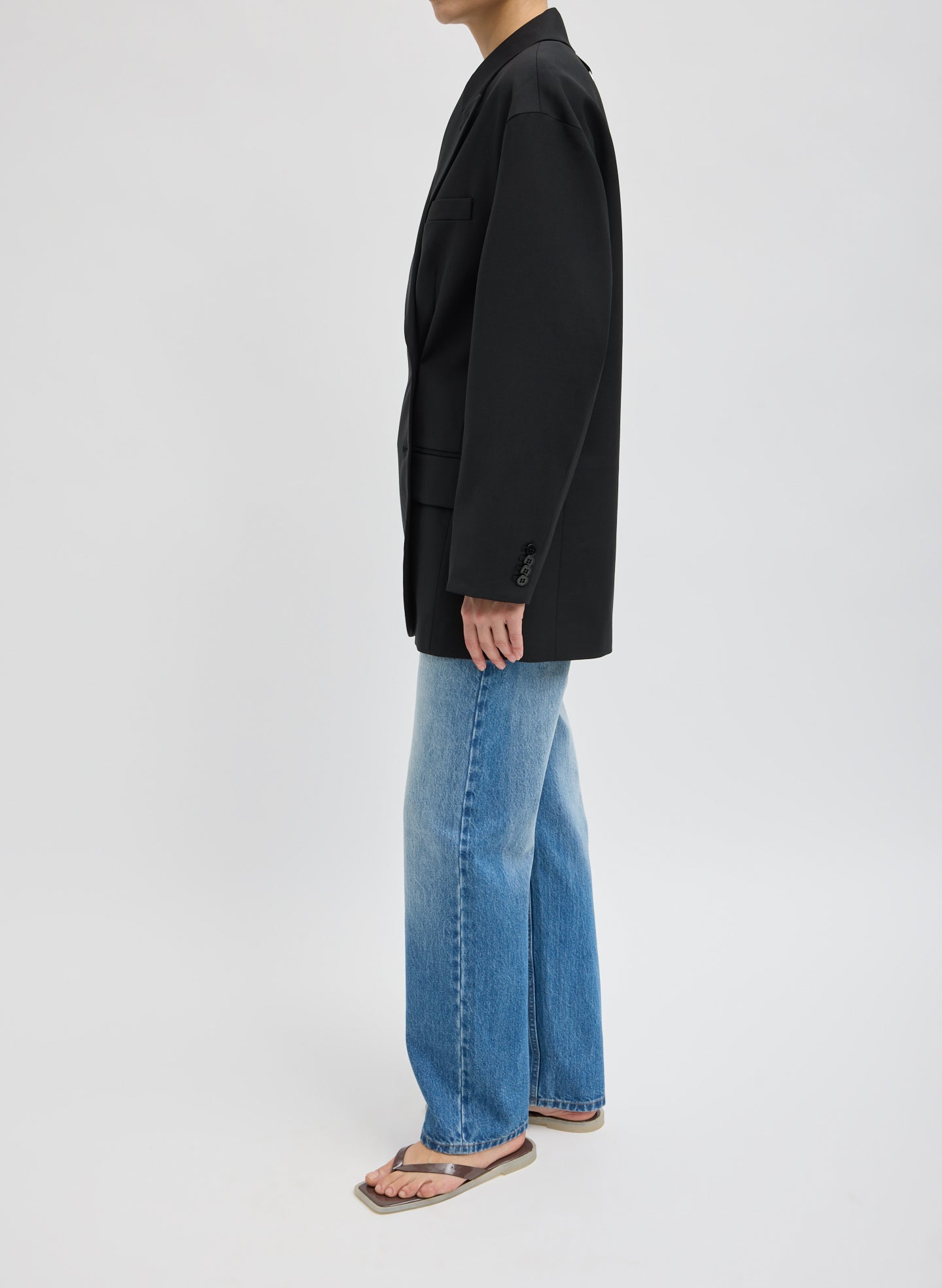 Tropical Wool Liam Blazer – Tibi Official