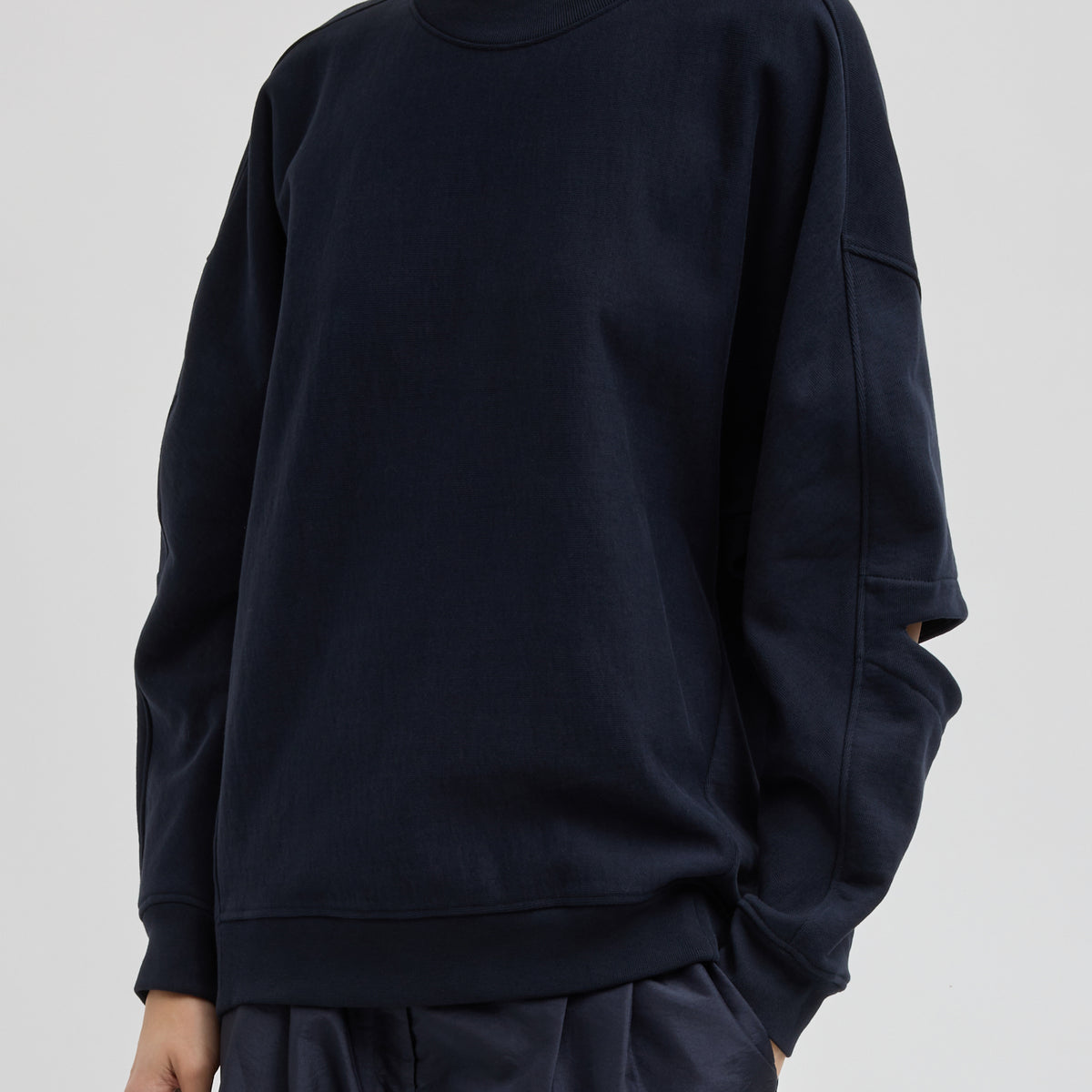 Cocoon Crewneck Sweatshirt – Tibi Official