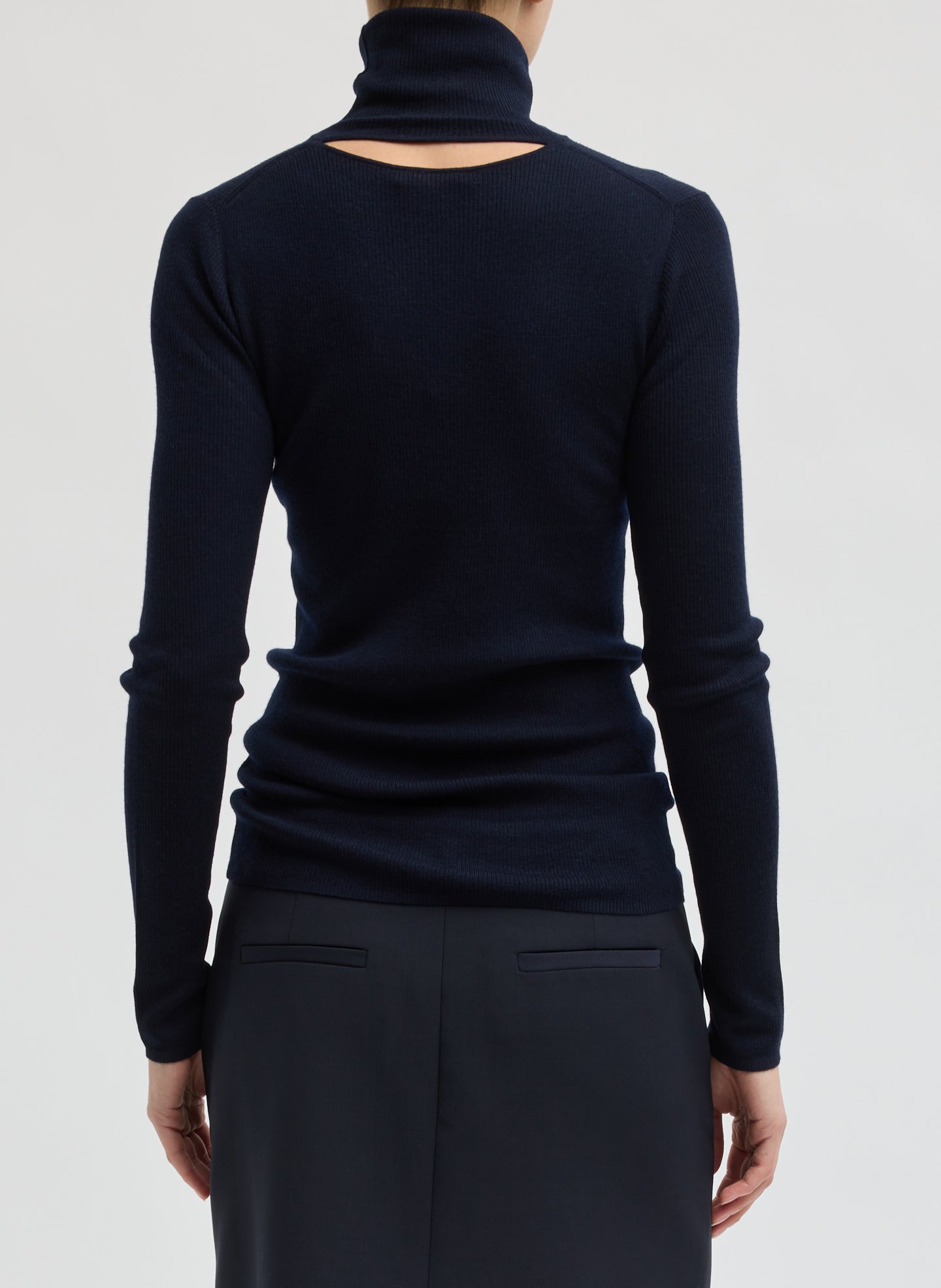 Featherweight Ribbed Sweater Turtleneck Pullover – Tibi Official Featherweight Ribbed Sweater Turtleneck Pullover – Tibi Official