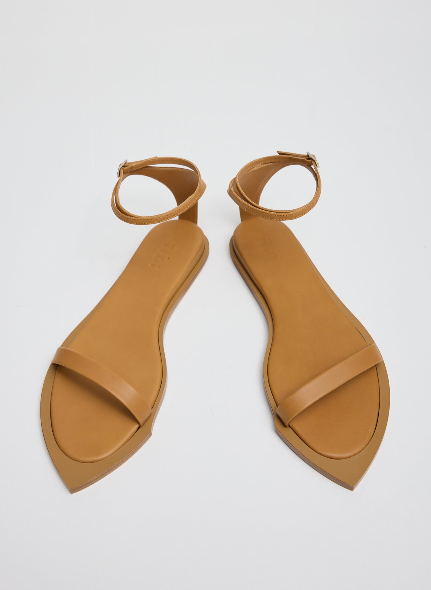 Tan Aldwyn Leather Sandal - front view