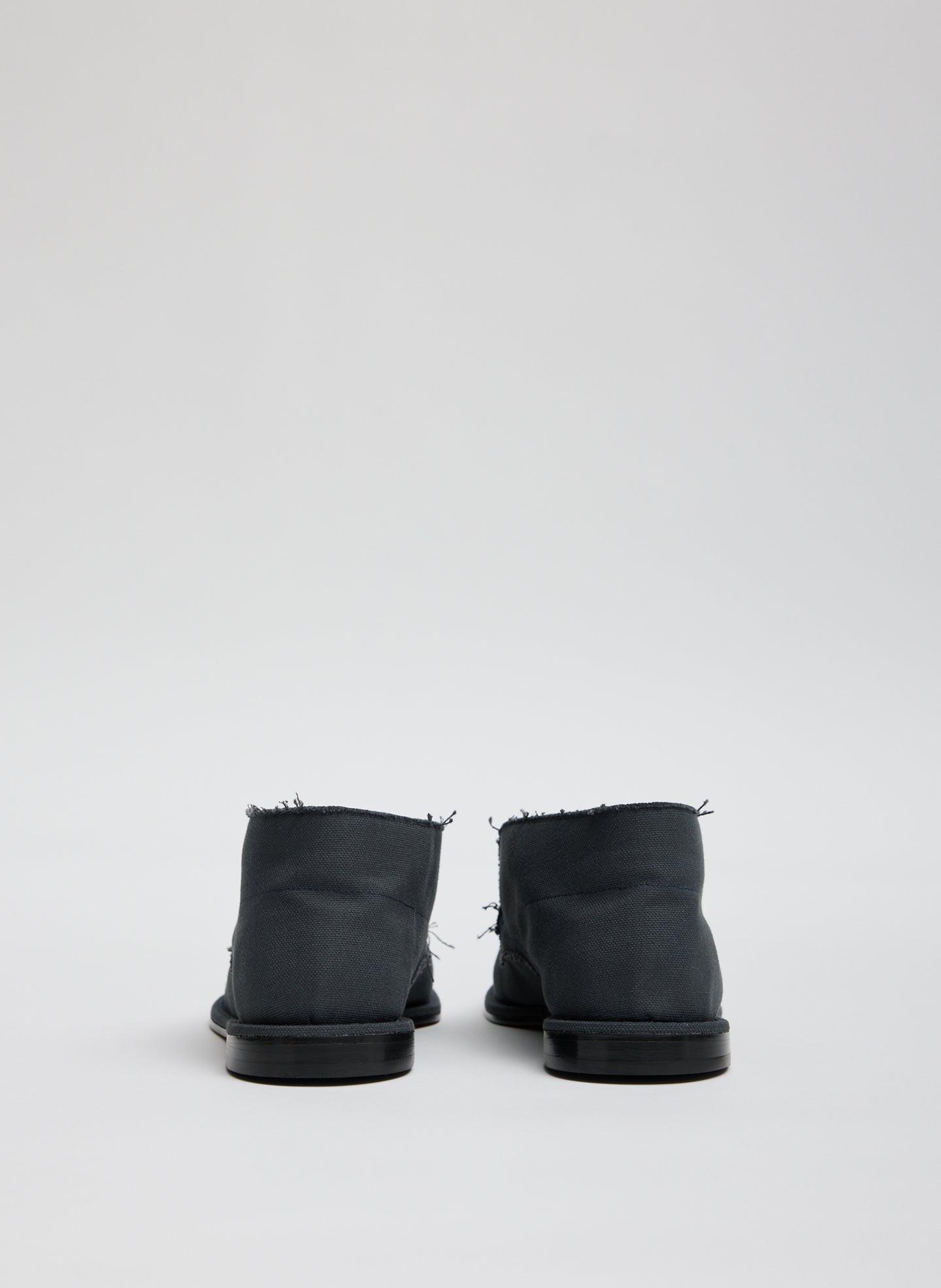 Dark Grey Canvas Harry Chukka Boot - back view