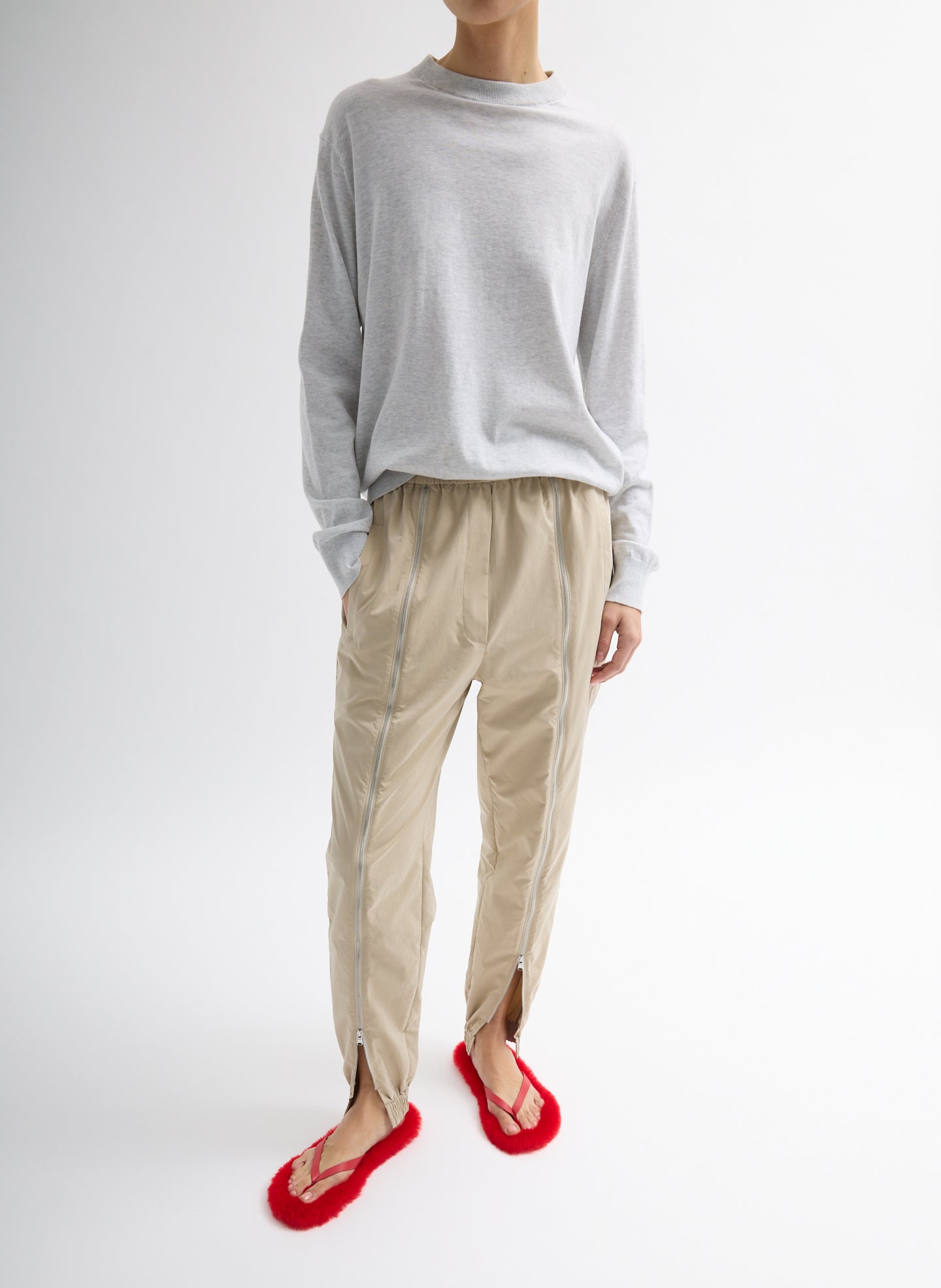 Nylon Zipper Jogger - Nylon Zipper Jogger