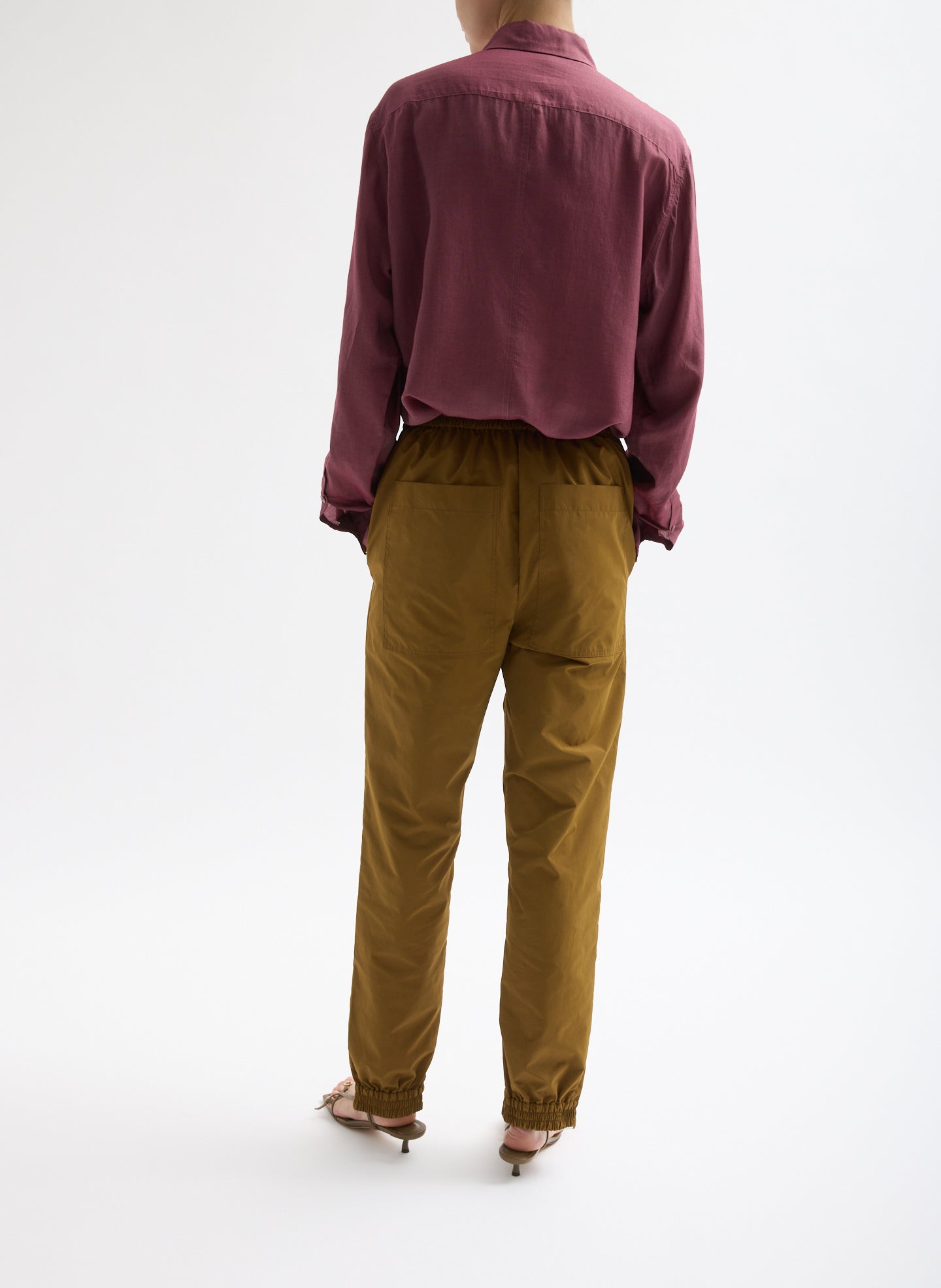 Nylon Zipper Jogger