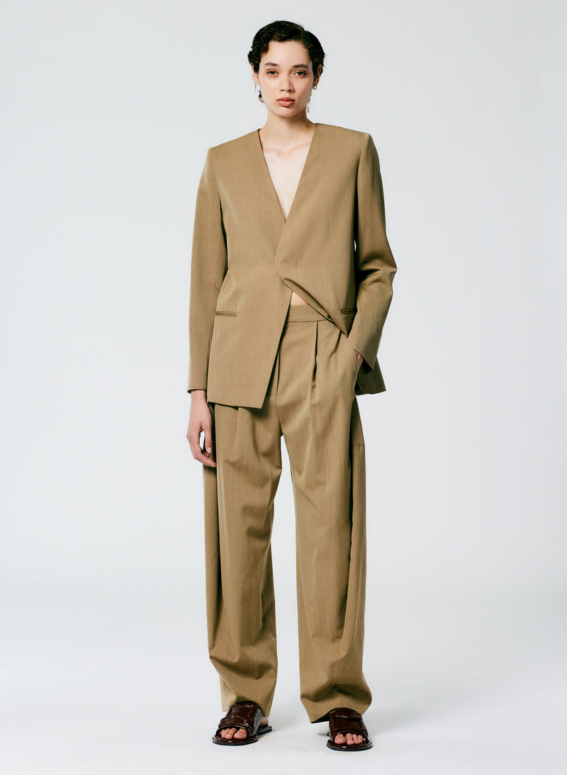 Refined Wool Tricotine Suiting Simon Trouser – Tibi Official