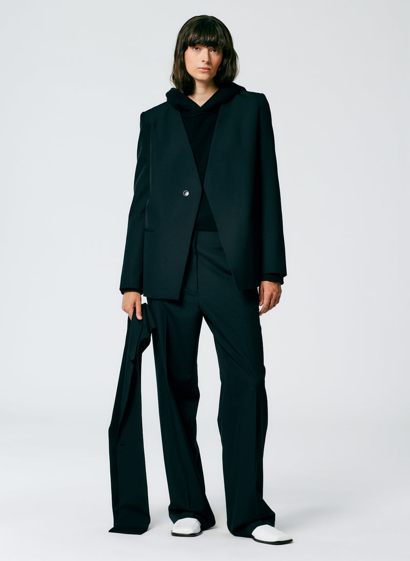 Refined Wool Tricotine Suiting Blazer – Tibi Official