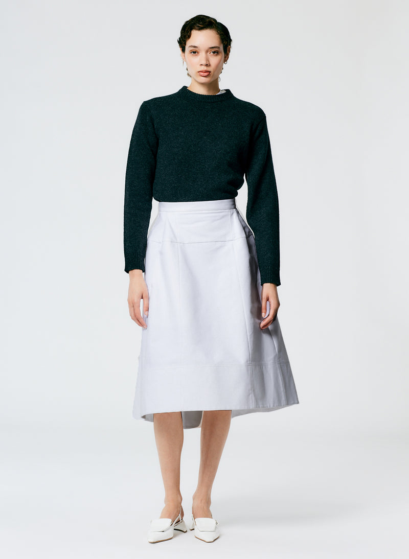 Boiled Wool Sculpted Skirt – Tibi Official