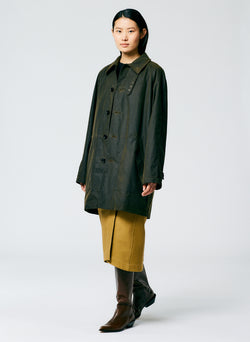 Waxed Cotton Carcoat – Tibi Official