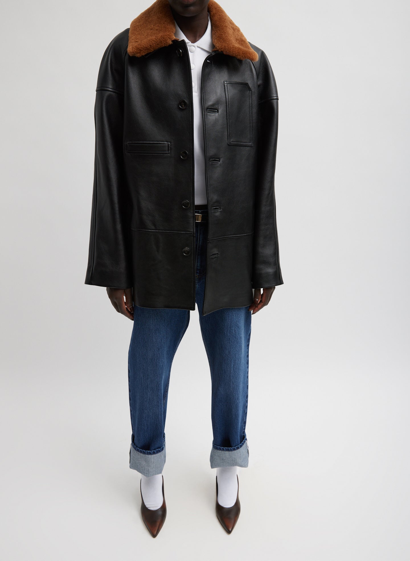 Leather Carcoat – Tibi Official