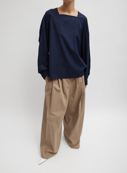 Lyocell Drape Squareneck Top – Tibi Official