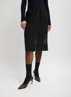 Power Mesh Skirt Black-3