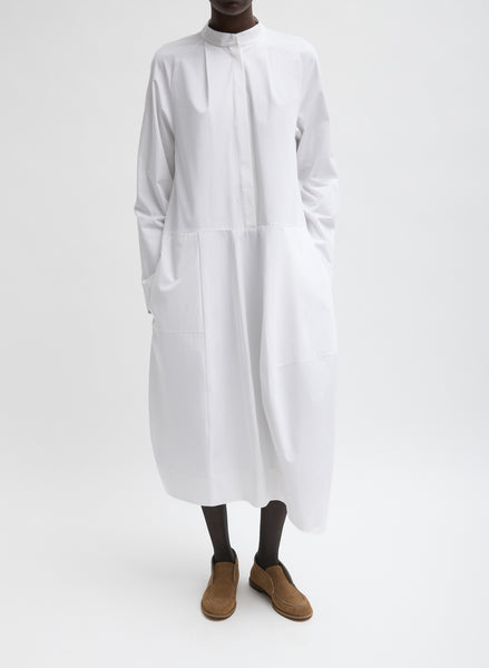 Compact Eco Poplin Balloon Dress – Tibi Official