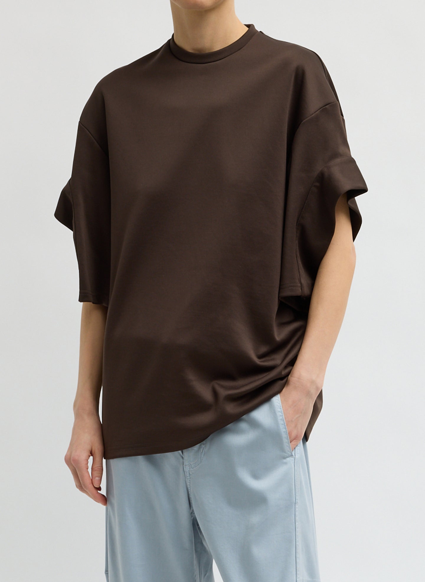Active Knit Easy Drape Sleeve T-Shirt