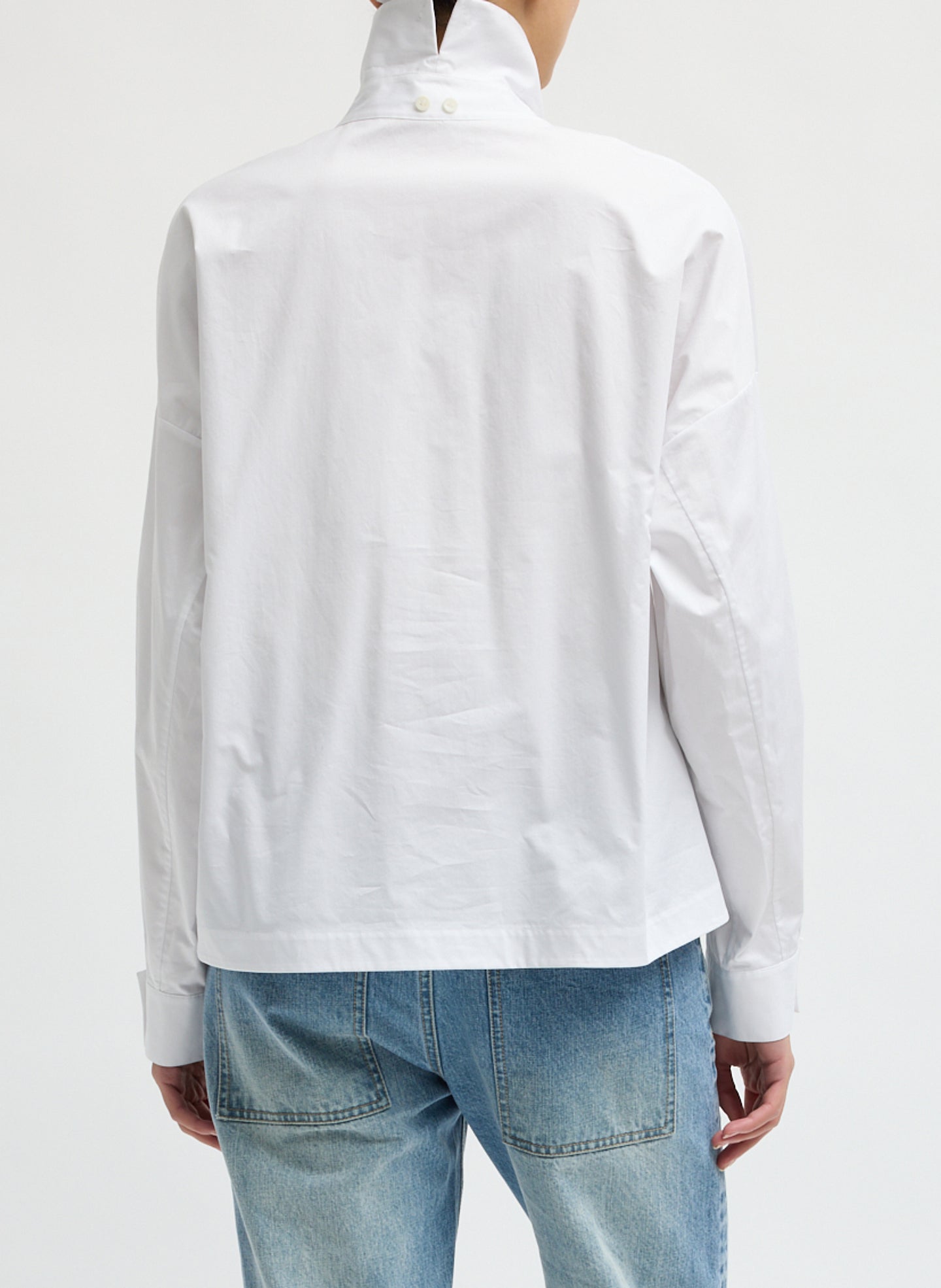 Eco Poplin Easy Shirt with Flap Detail – Tibi Official
