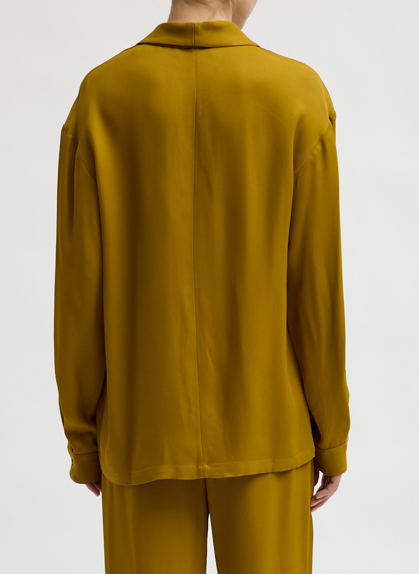 Eco Acetate Viscose Wrap Shirt Jacket – Tibi Official