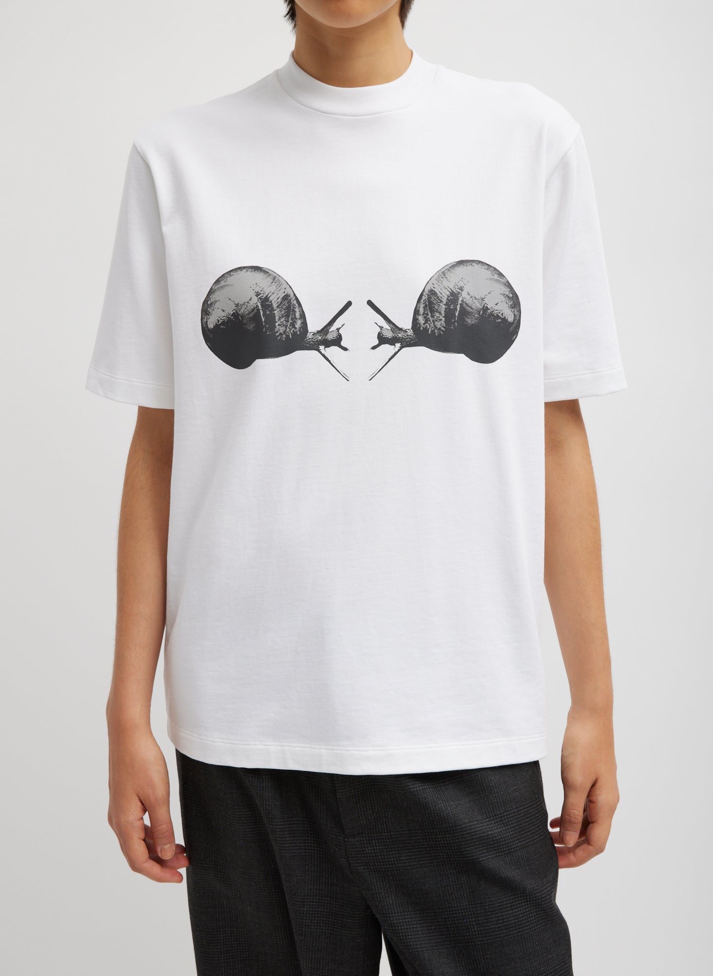 Gary Printed T-Shirt - White-1