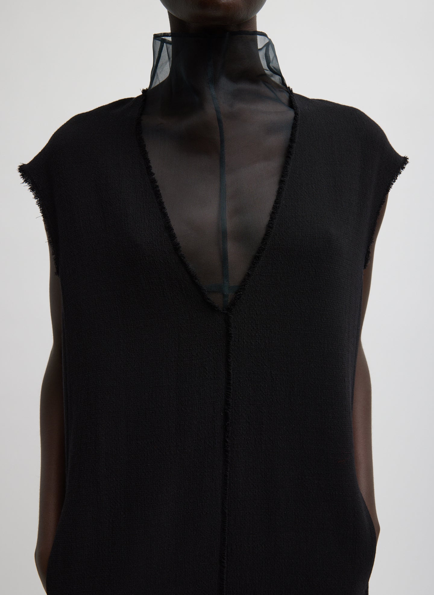 tibi organza dress Starch Cotton Organza Dress