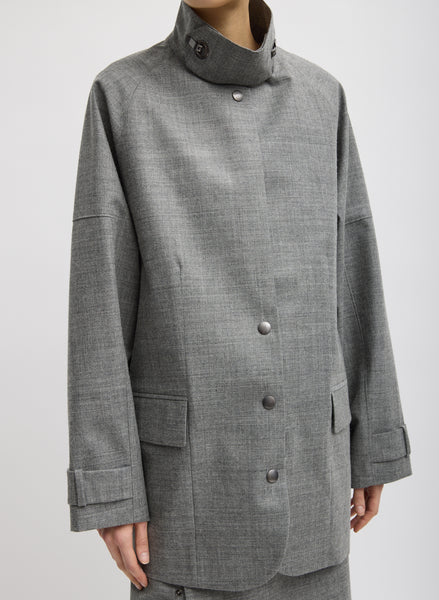 Techy Bonded Wool Olivier Blazer – Tibi Official