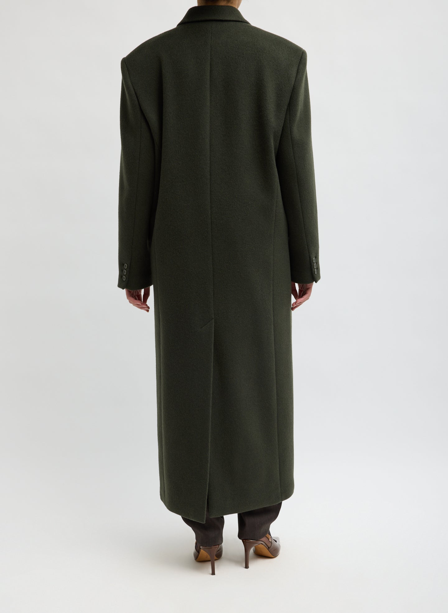 Wool Tailored Men's Maxi Coat – Tibi Official