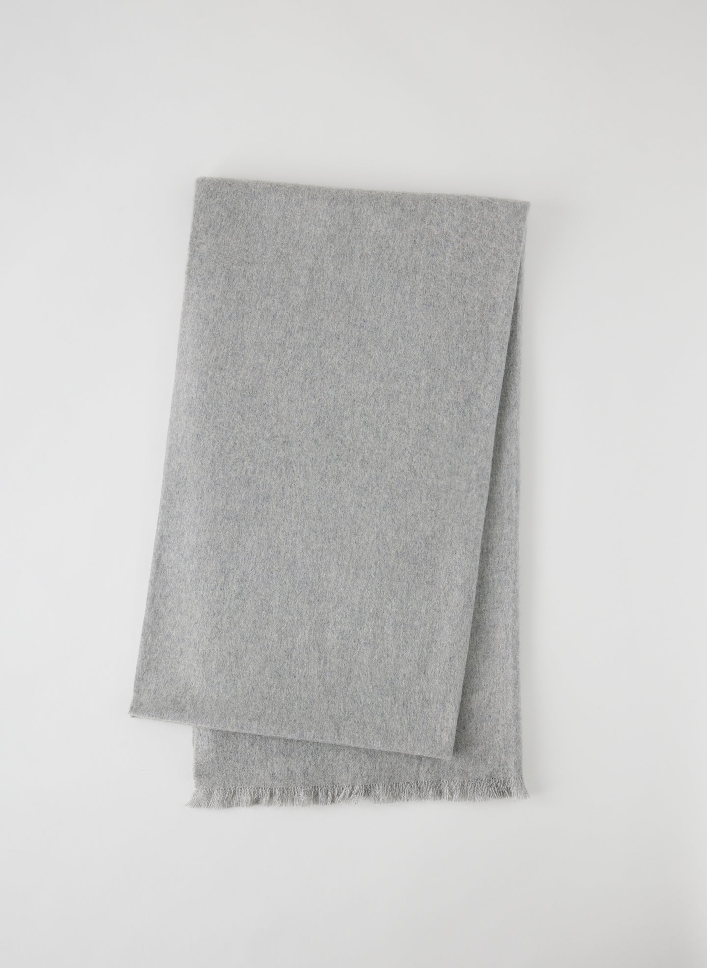 Fringe Scarf - Heather Grey-1