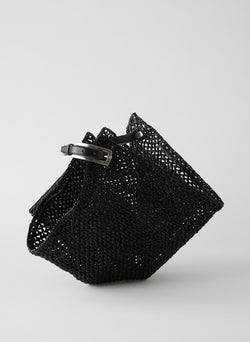 Aire Libre Mesh Crochet Bag Black-2