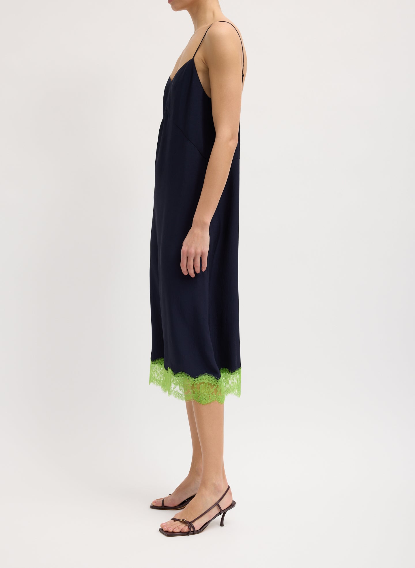 tibi lace applique slip dress Lace Applique Slip Dress