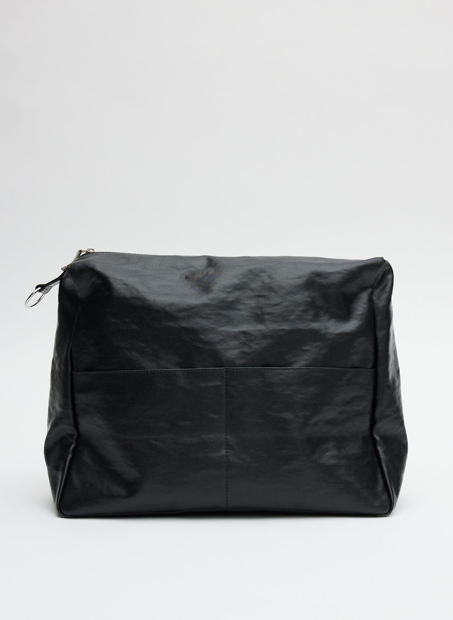 Nylon Canvas Pouch - Black Nylon Canvas Pouch - front view