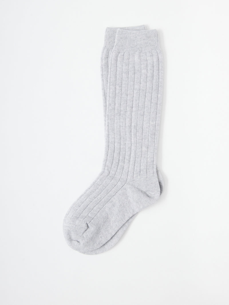 Cashmere Socks Light Heather Grey-1