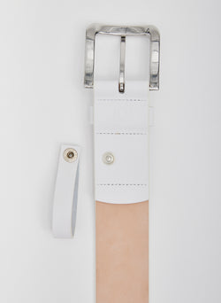 Arthur Leather Belt White-5